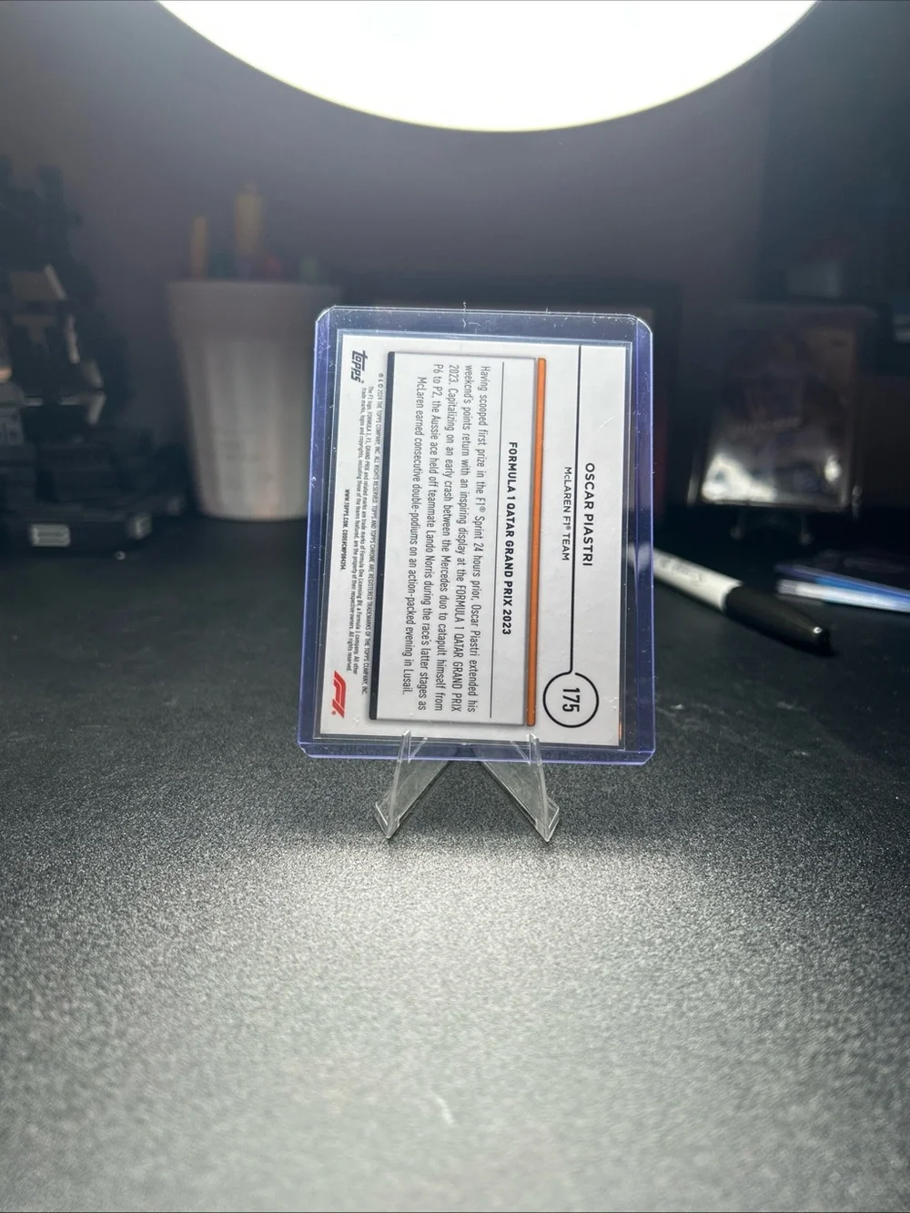 Oscar Piastri Topps Chrome F1 Orange /25